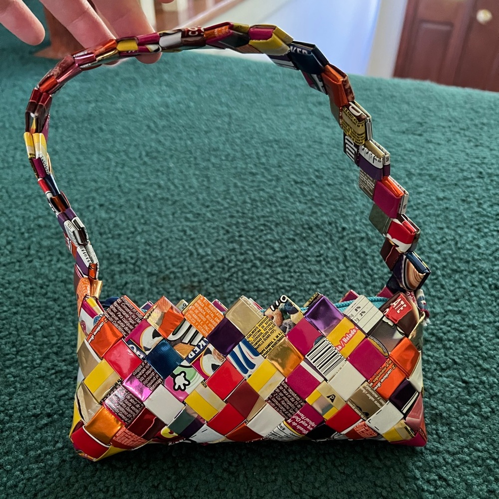 Candy wrapper purse